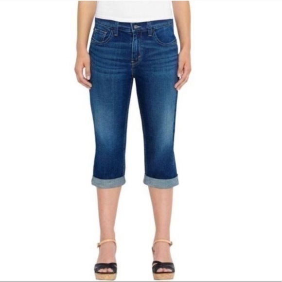 Levi's Denim - NWT Levi 515 Capri White Label Cuffed Denim Size 8